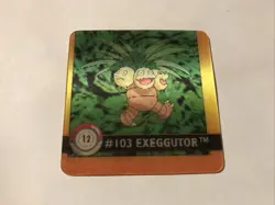 Exeggutor Exeggcute Artbox Pokemon Action Flipz Premier Edition #12 1999 - Image 1