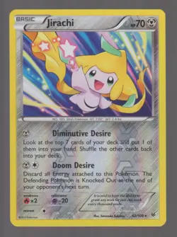 Pokemon XY Roaring Skies JIRACHI Reverse Holo 42/108 NM - Image 1