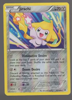 Pokemon XY Roaring Skies JIRACHI Reverse Holo 42/108 NM - Image 3
