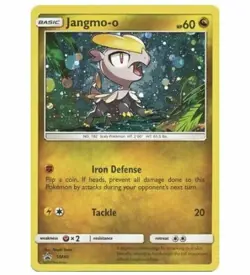 POKEMON JANGMO-O SM40 BLACK STAR HOLO PROMO NEAR MINT - Image 1