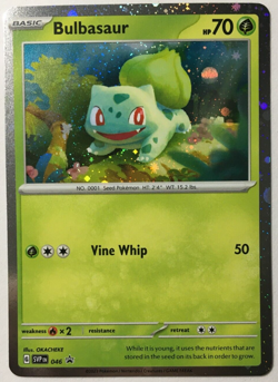 POKEMON BULBASAUR 046 SCARLET & VIOLET 151 PROMO HOLO NEAR MINT-B5 - Image 1