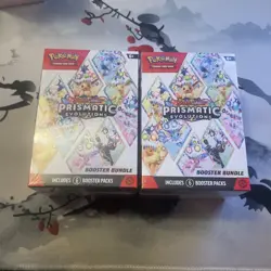 Pokemon TCG Prismatic Evolution Booster Bundle Lot of 2 Scarlet Violet Sealed - Image 2