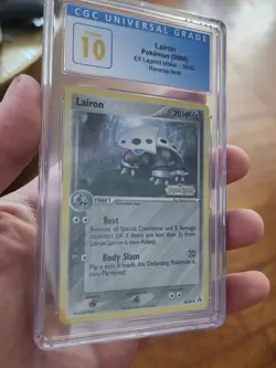 (POP 6) 2006 Pokemon EX Legend Maker Lairon STAMPED Holo 38/92 CGC 10 PRISTINE - Image 2