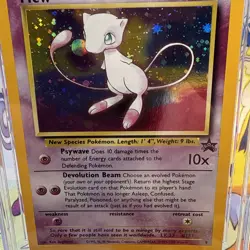 CGC 9 MINT Pokemon Mew #9 Holo Black Star Promo 2000 League Rare W/ Swirl - Image 5
