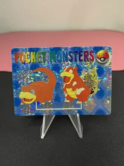 Slowpoke & Slowbro #1202 - Vending Machine Prism Sticker Pokemon Pocket Monsters - Image 1