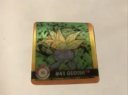 Oddish Gloom Artbox Pokemon Action Flipz Premier Edition #32 1999 - Image 1
