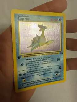 1999 Pokemon - 1st Edition Lapras Holo Rare - Fossil 10/62 WOTC - Image 4