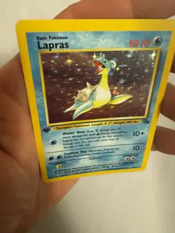 1999 Pokemon - 1st Edition Lapras Holo Rare - Fossil 10/62 WOTC - Image 5