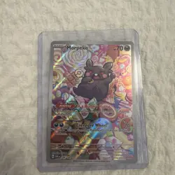 2023 Pokemon SV Paradox Rift Morpeko Illustration #206/182 NM - Image 1