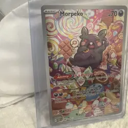 2023 Pokemon SV Paradox Rift Morpeko Illustration #206/182 NM - Image 5
