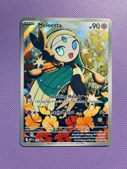 Pokemon TCG Meloetta 026 Pokemon Mega Evolution Promo Illustration Rare IR - Image 1
