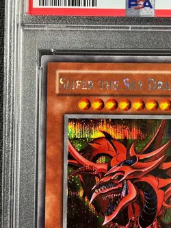 Yugioh Slifer The Sky Dragon Secret Rare GBI-001 PSA 10 Gem Mint - Image 3