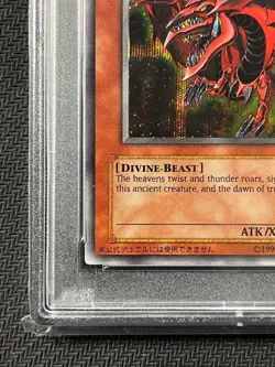 Yugioh Slifer The Sky Dragon Secret Rare GBI-001 PSA 10 Gem Mint - Image 5