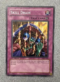 Skill Drain DCR-049 Dark Crisis Rare 1st Edition LP - Image 1