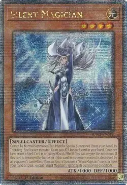Yu-Gi-Oh! Silent Magician RA02-EN012 Quarter Century Rare - Image 1