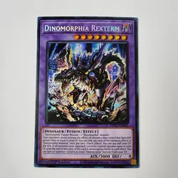 Dinomorphia Rexterm - MP23-EN082 - Prismatic Secret Rare - NM - 1st ed - Yugioh - Image 1