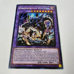 Dinomorphia Rexterm - MP23-EN082 - Prismatic Secret Rare - NM - 1st ed - Yugioh - Image 2