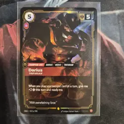 Alt Art FOIL Riftbound Darius Card Trifarian 027a/298 English League of Legends - Image 1