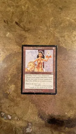 Lion's Eye Diamond Mirage Magic: The Gathering Card Heavily played, Regular Rare - Image 3