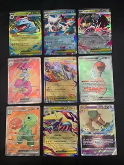 Pokemon Card Lot Mega EX, Full Art EX, V Star- Ultra Rare NM/LP Pokemon Cards - Image 1