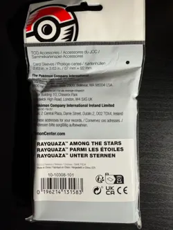 Pokemon Center Card Sleeves - Rayquaza Among The Stars (65 Count) - Image 2