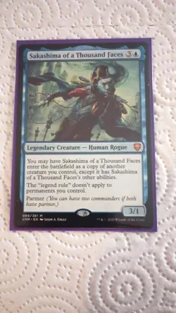 Sakashima of a Thousand Faces Commander Legends Regular Card NM Condition - Image 3