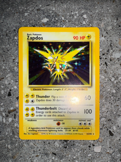 Pokemon TCG Cards Zapdos 16/102 Base Set Holo Rare - Image 4