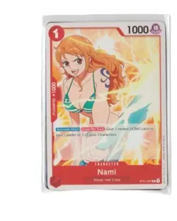 One Piece Card Game - Nami - ST01-007 - Common - NM - Red - English - Image 1