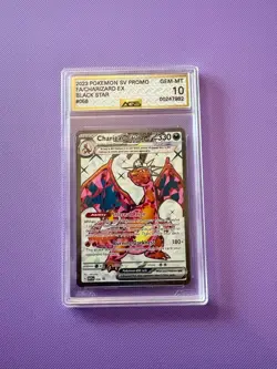 Charizard ex 056 Sv: Scarlet & Violet Promo Cards Holo AGS 10 - Image 1