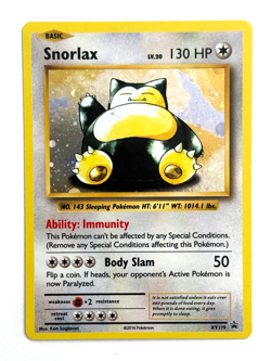 Pokemon TCG Snorlax XY179 Evolutions Black Star Promo Holo Card LP Condition - Image 1