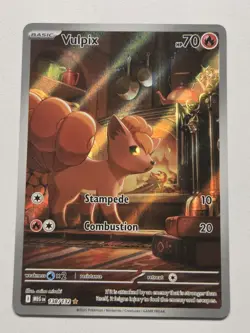Vulpix 138/132 Mega Evolution Full Art Illustration Rare Pokemon Card Mint SIR - Image 2