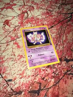 Mewtwo Pokemon Promo The First Movie Card #3 with a Kids WB Stamp Look - Image 2