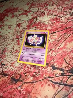 Mewtwo Pokemon Promo The First Movie Card #3 with a Kids WB Stamp Look - Image 3