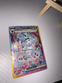 Pokemon Prismatic Evolution Sylveon EX Card 156/131 Special Illustration Rare NM - Image 3