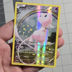 Pokemon TCG Mew Black Star Promos XY110 Holo Card Near MINT Condition - Image 1