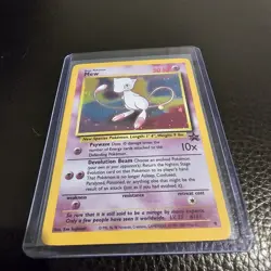 Pokemon TCG Black Star Promo Holo Card Mew #9 Near Mint Condition - Image 1