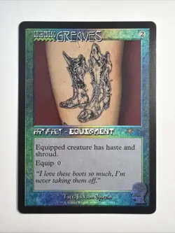 Lightning Greaves (1662) (Rainbow Foil) Secret Lair Drop Foil - Image 1