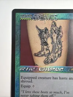 Lightning Greaves (1662) (Rainbow Foil) Secret Lair Drop Foil - Image 2