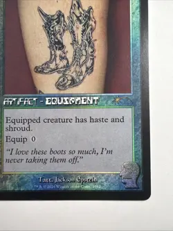 Lightning Greaves (1662) (Rainbow Foil) Secret Lair Drop Foil - Image 4