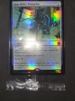 Doc Ock's Tentacles Prerelease Promo Foil Sealed IN HAND - Image 1
