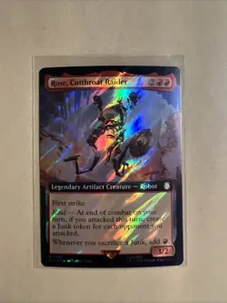 MTG Rose, Cutthroat Raider PIP 0920 R NM Extended Art Surge Foil - Image 1