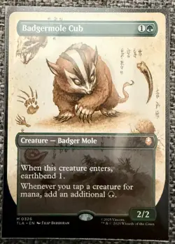Badgermole Cub - Borderless - Avatar the Last Airbender - MTG - NM - Image 1