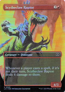 Scytheclaw Raptor (Extended Art) The Lost Caverns of Ixalan Foil - Image 1