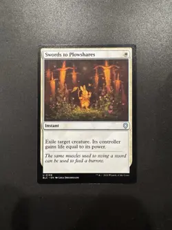 Swords to Plowshares NM MTG Bloomburrow BLB BLC Magic - Image 1