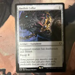 Basilisk Collar #300 (NM) Baldur's Gate CLB Magic MTG - Image 2