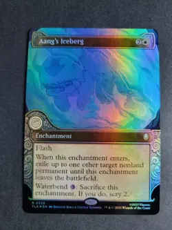 Aang's Iceberg (Showcase Foil) Rare MTG Avatar - Image 1