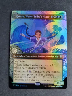 Katara, Water Tribe's Hope (Showcase Foil) Rare MTG Avatar - Image 1