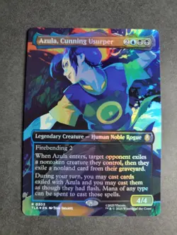 Azula, Cunning Usurper (Borderless Foil) Rare MTG Avatar - Image 1