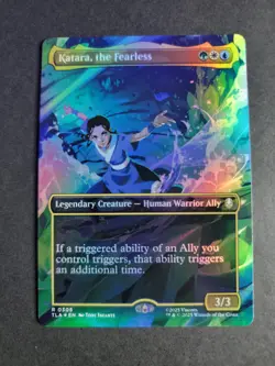 Katara, the Fearless (Borderless Foil) Rare MTG Avatar - Image 1
