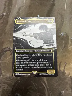 1x - Fire Lord Zuko - Borderless #315 - Avatar: The Last Airbender MTG - Image 1